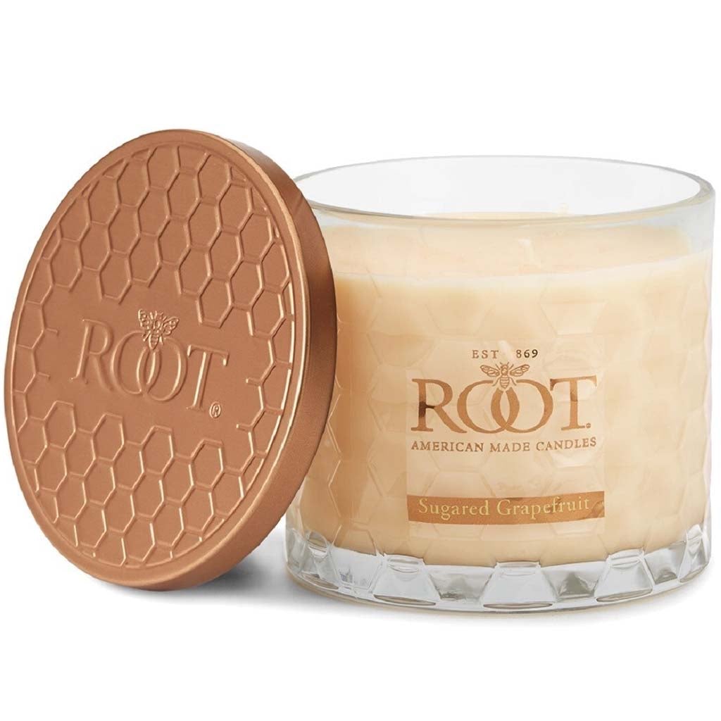 Honeycomb Candle Jar Sugared Grapefruit, 12oz