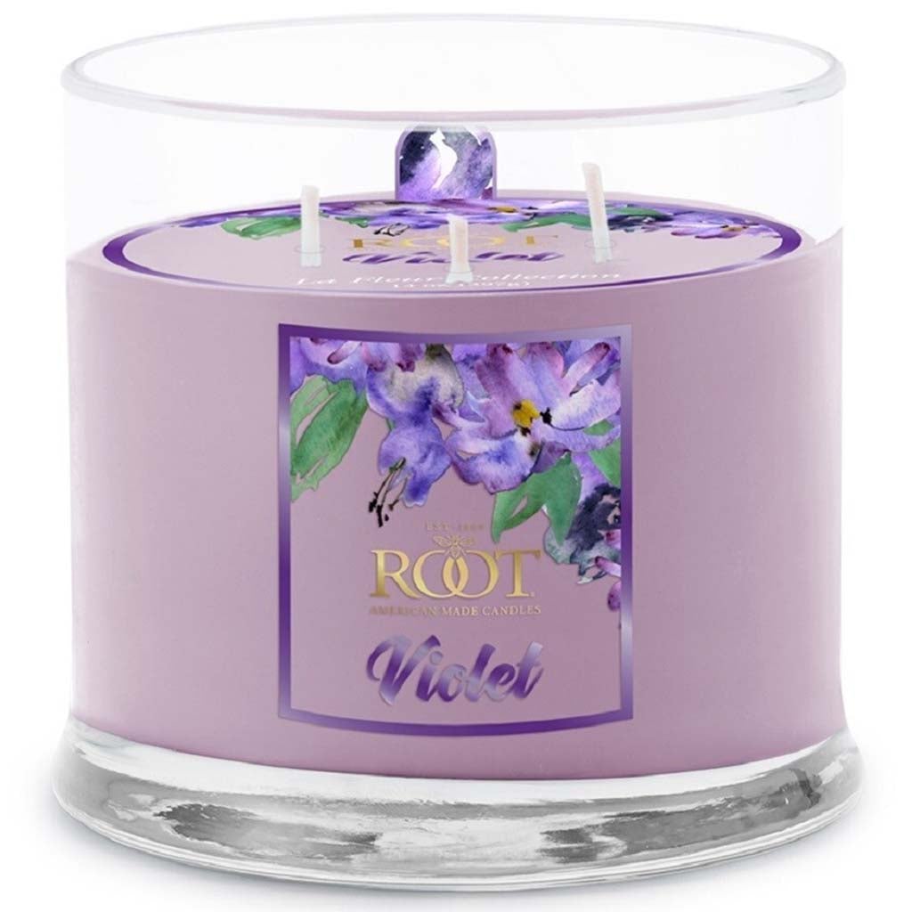 La Fleur Candle Jar Violet, 14oz