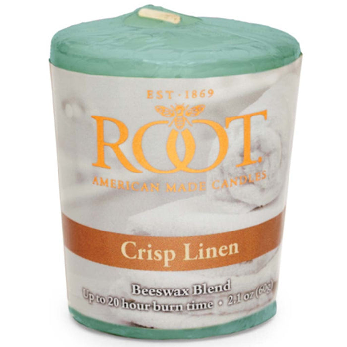 20 Hour Votive Candle Crisp Linen Sky