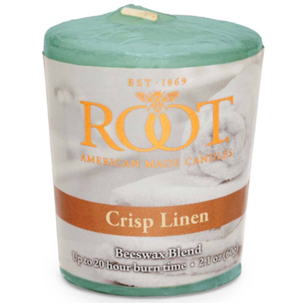 20 Hour Votive Candle Crisp Linen Sky