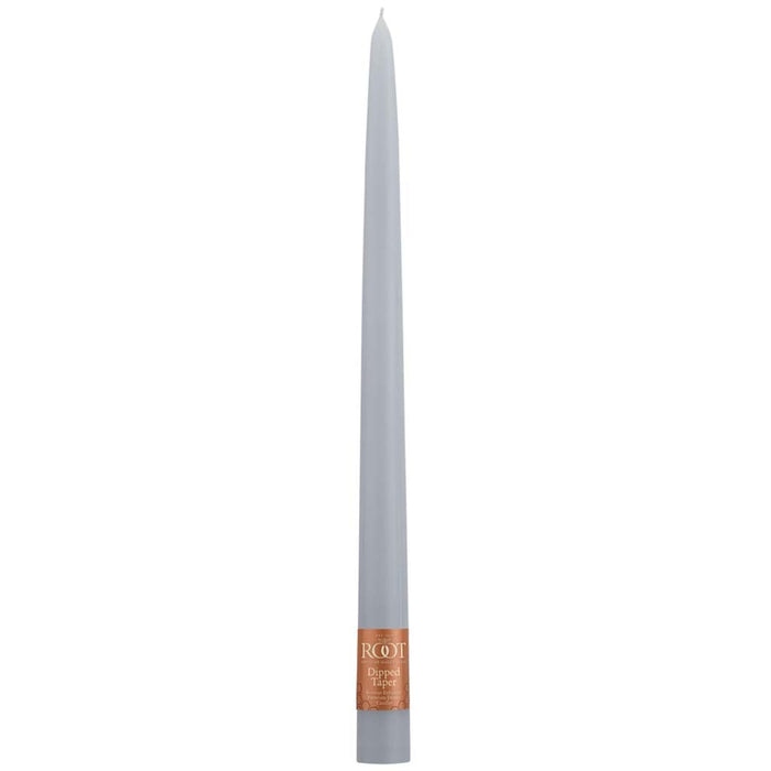 Taper Candle Platinum, 12in