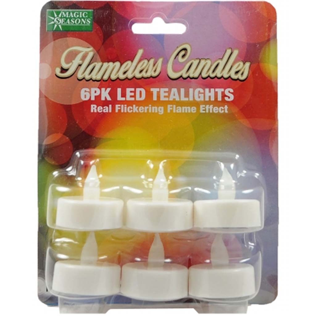 Led Tea Lights Blister, 6PK
