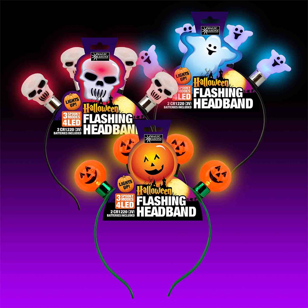 Spooky LED Halloween Headband