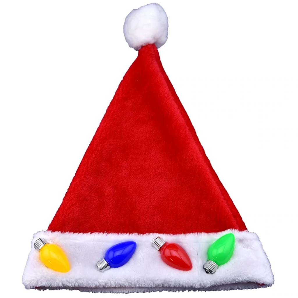 Christmas LED Santa Hat Plush