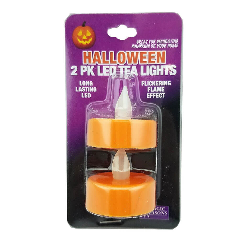 Halloween Tea Lights Orange