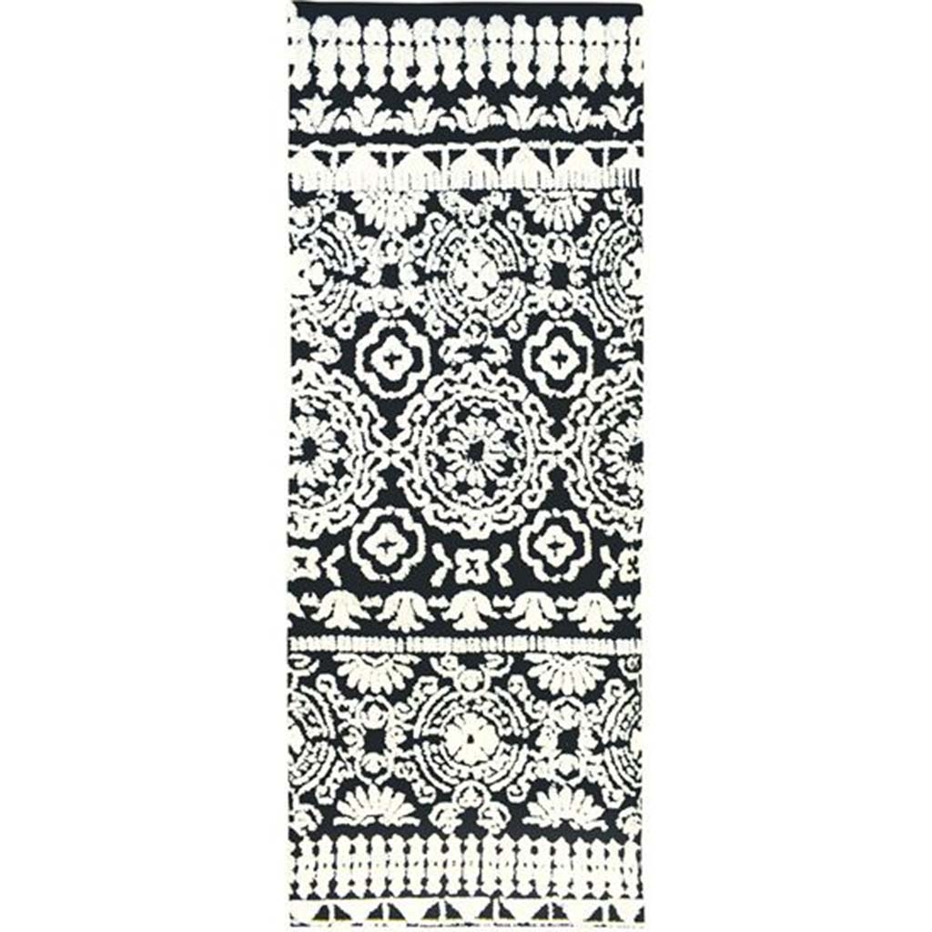 Spanish Medallion Runner Rug, 21in x 54in