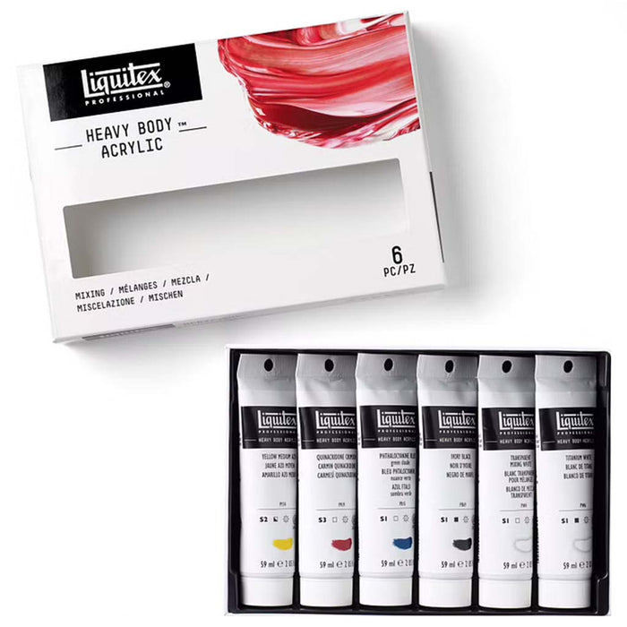 Liquitex Primary Colors Mixing Set of 6 2oz