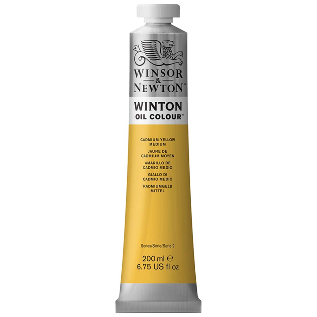 Winton Oil Colors 200ml Cadmium Yellow Medium