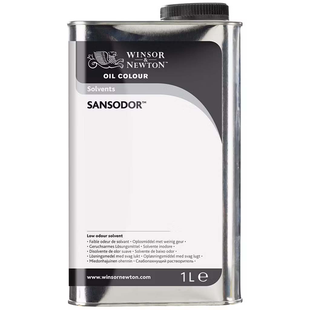 Winsor &amp; Newton Sansodor Low Odor Solvent 1Liter