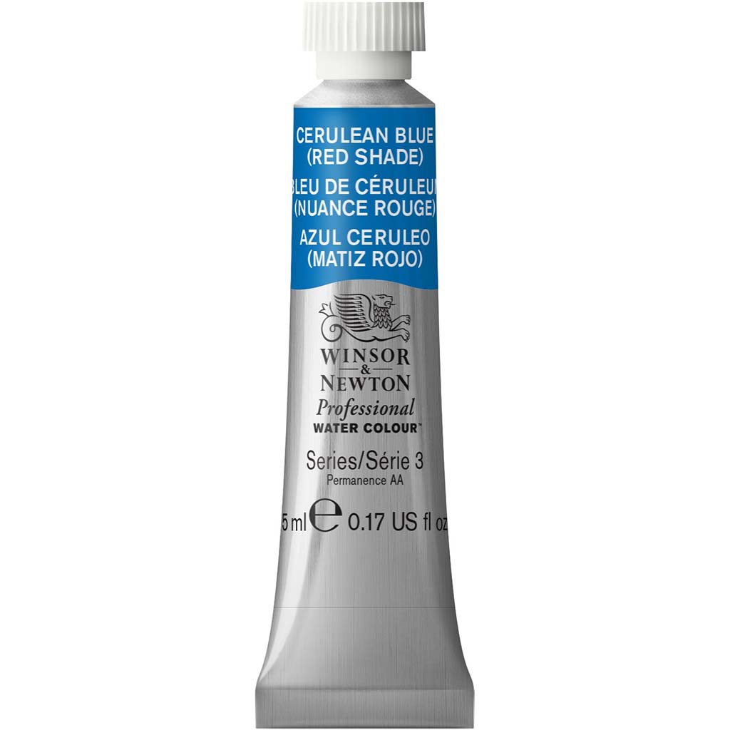 Winsor &amp; Newton Professional Watercolor 5ml Cerulean Blue Red shade