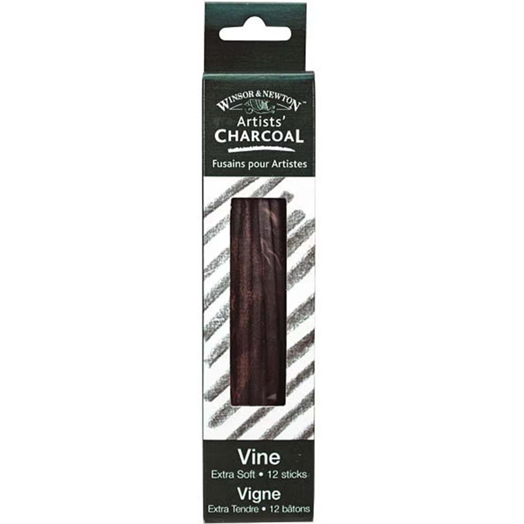 Artist Vine Charcoal Sticks 12pcs Extra-Soft