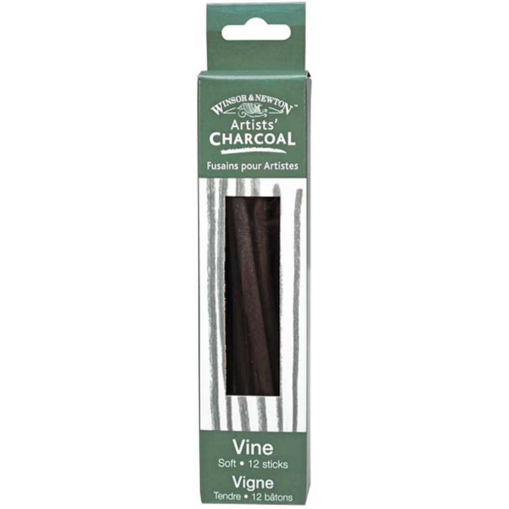 Winsor &amp; Newton Artist Vine Charcoal Sticks Pack of 12