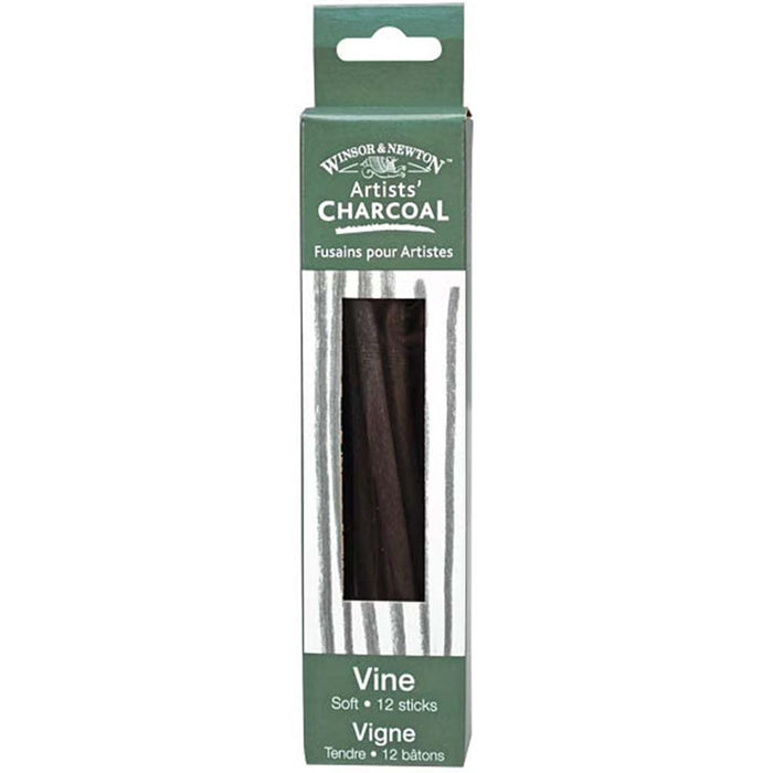 Winsor & Newton Artist Vine Charcoal Sticks Pack of 12