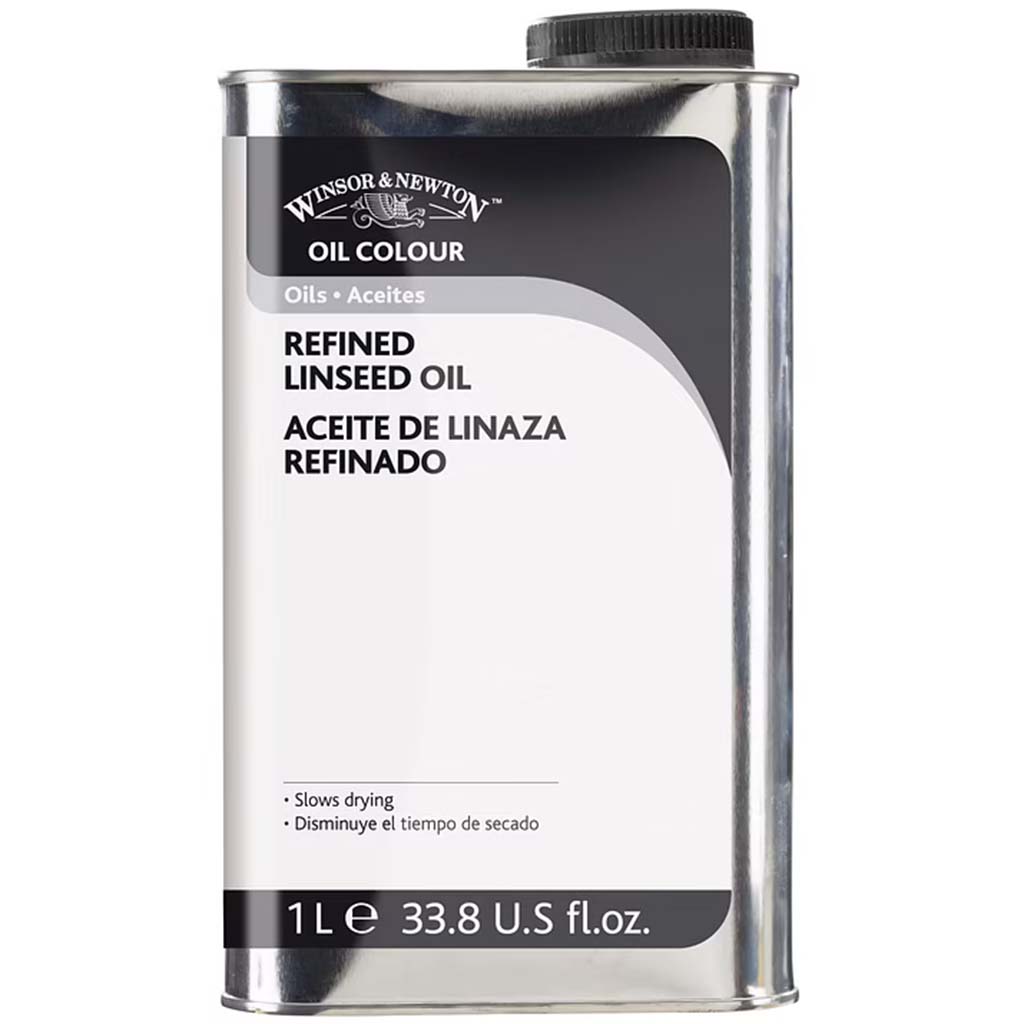 Winsor &amp; Newton Refined Linseed Oil 1Liter