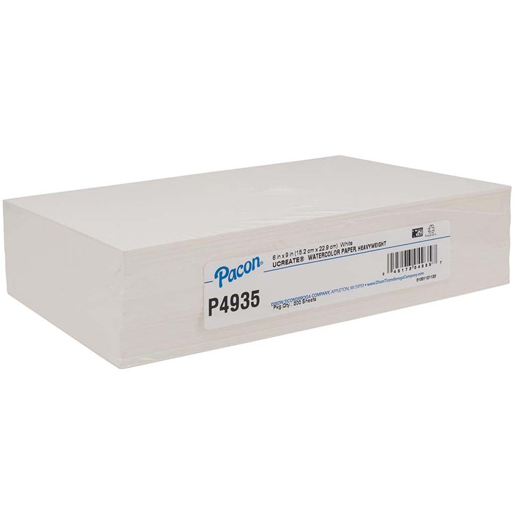 Watercolor Paper 200Sheets White 6in x 9in