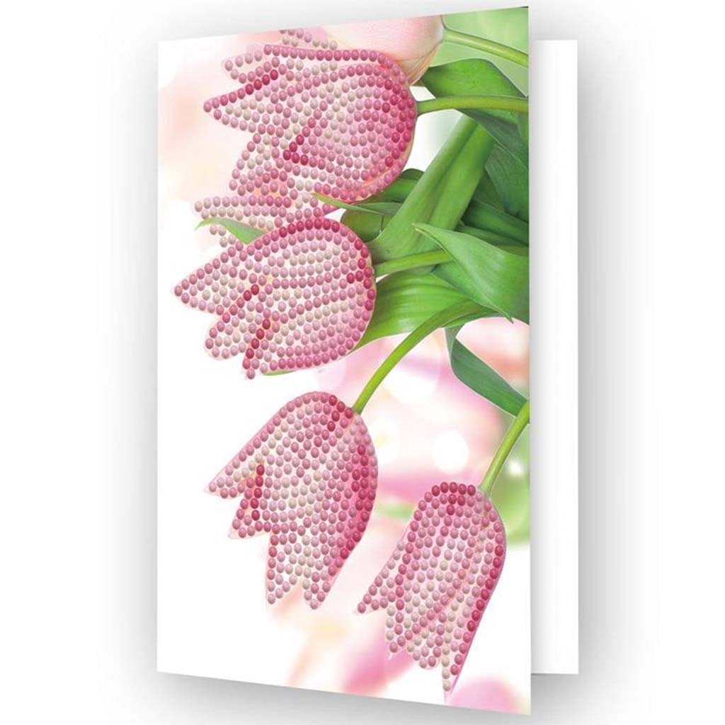 Diamond Art Kit Romantic Tulips