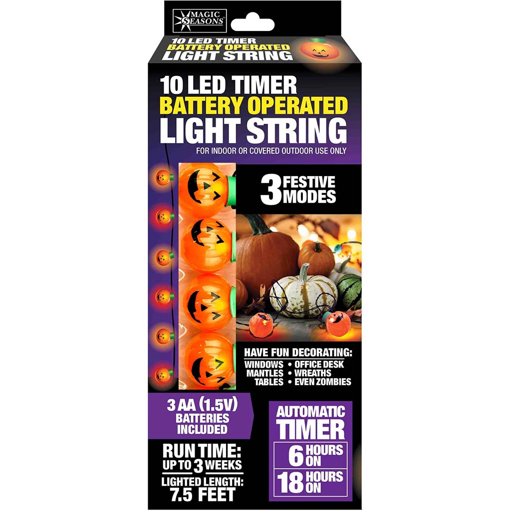 Halloween Spooky Light String Pumpkin