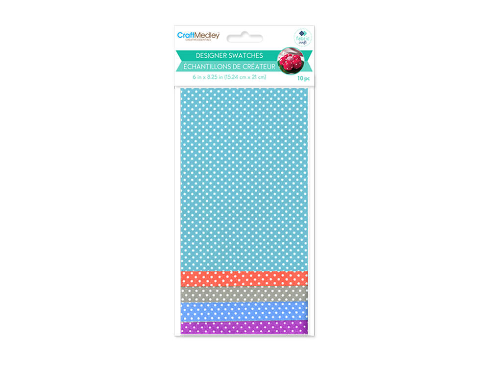 Fabric Craft: Designer Swatches, A5  Small Dot, 6in x 8.25in,  10ct