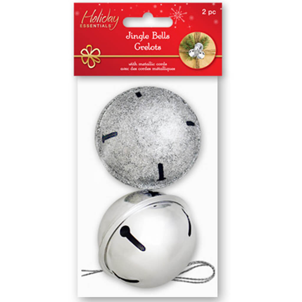 Holiday Craft Essential: Jingle Bells Shiny/Matte/Glitter Mix, 2pcs