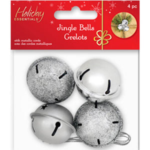Holiday Craft Essential: Jingle Bells Shiny/Matte/Glitter Mix, 2pcs