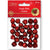 Holiday Craft Essential: Jingle Bells Shiny/Matte/Glitter Mix,  Red Medley