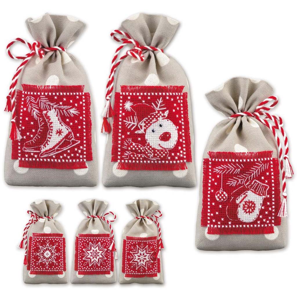 CROSS STITCH KIT WINTER GIFTS 10X18CM