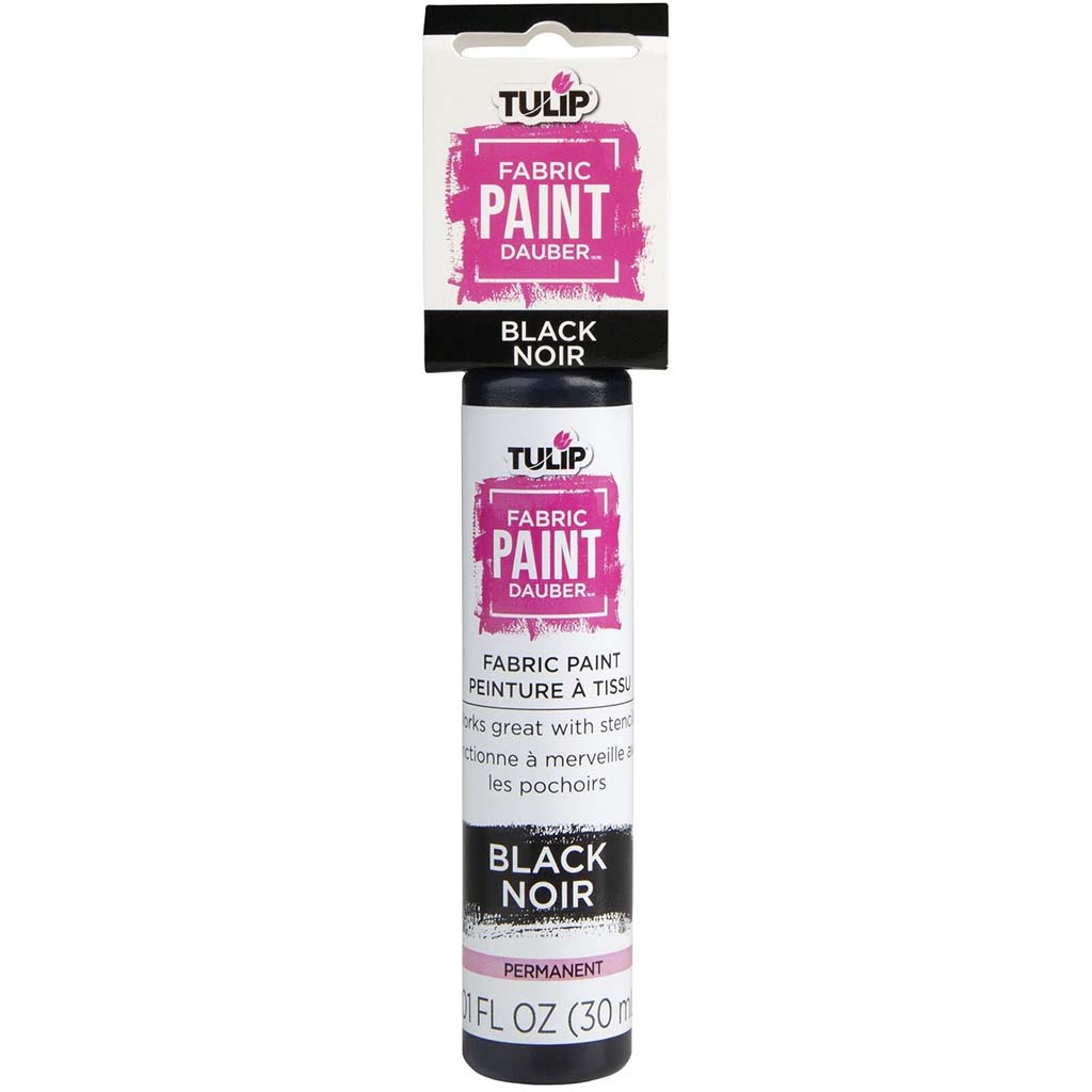 Tulip Soft Fabric Paint Dauber Black, 1oz
