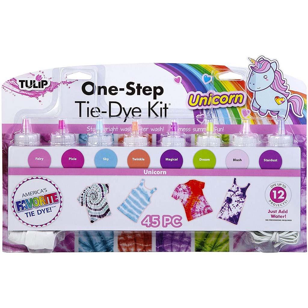 One Step Tie-Dye, 8-Color Kit -  Unicorn