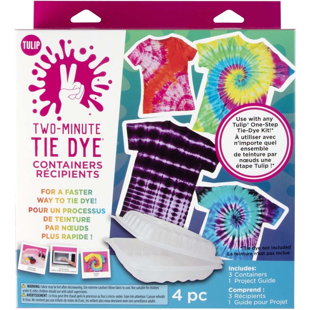 Tulip Two-Minute Tie-Dye Container, 3pk