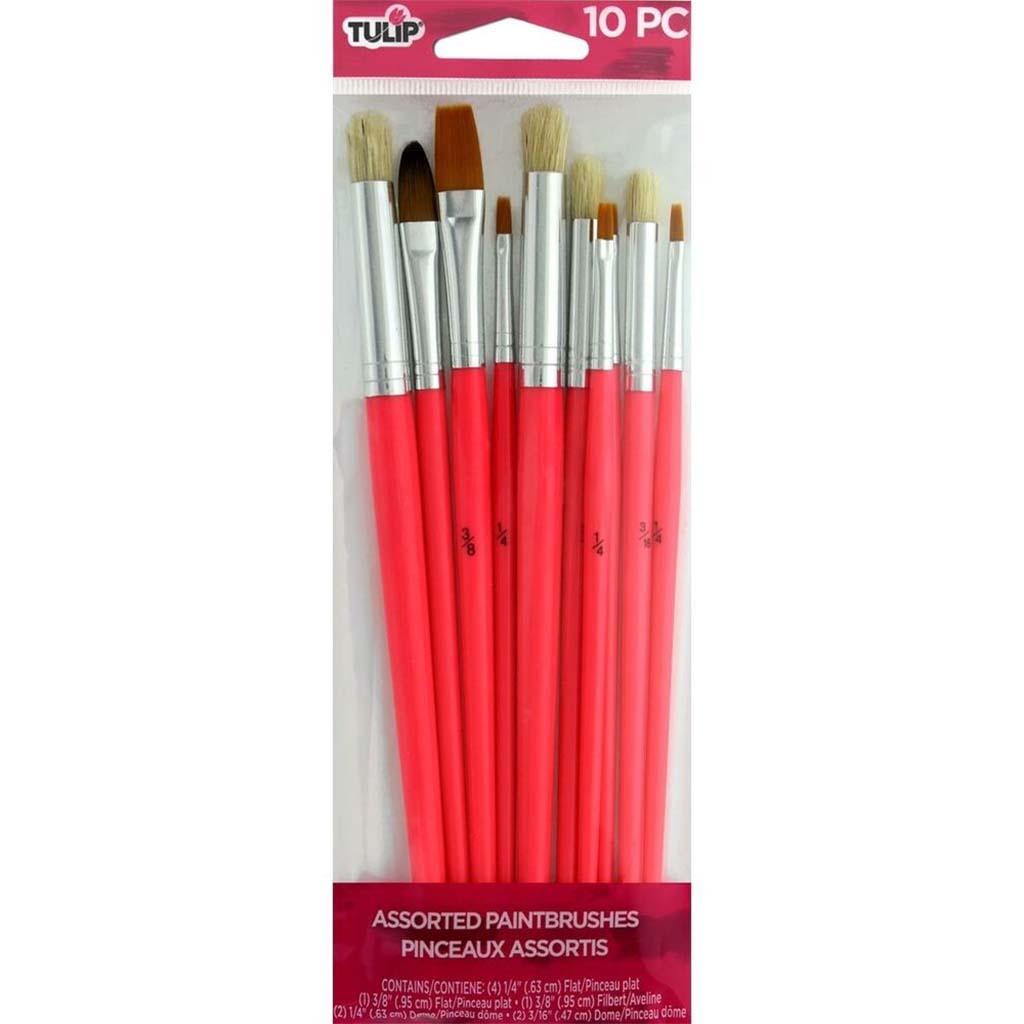 Tulip Paintbrush Multi Pack 10pc