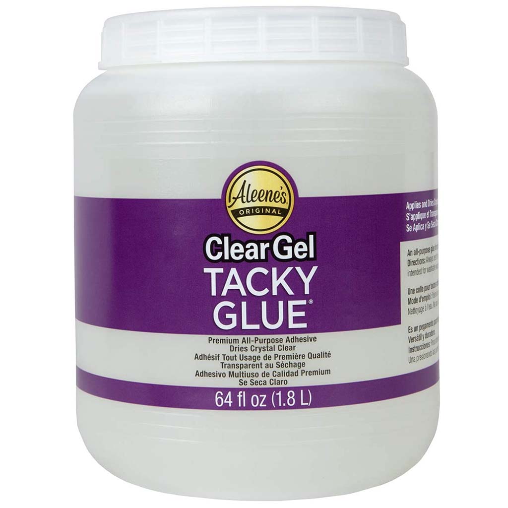 Clear Gel Tacky Glue, 64oz