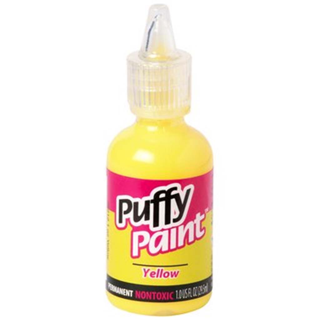 Puffy 3D Paint Shiny Yellow, 1oz