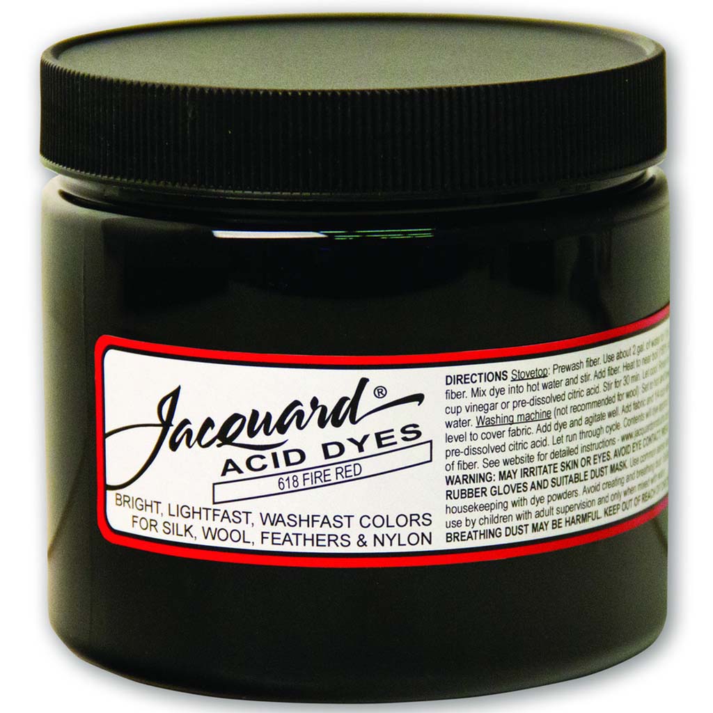 Jacquard Acid Dyes 8oz Fire Red