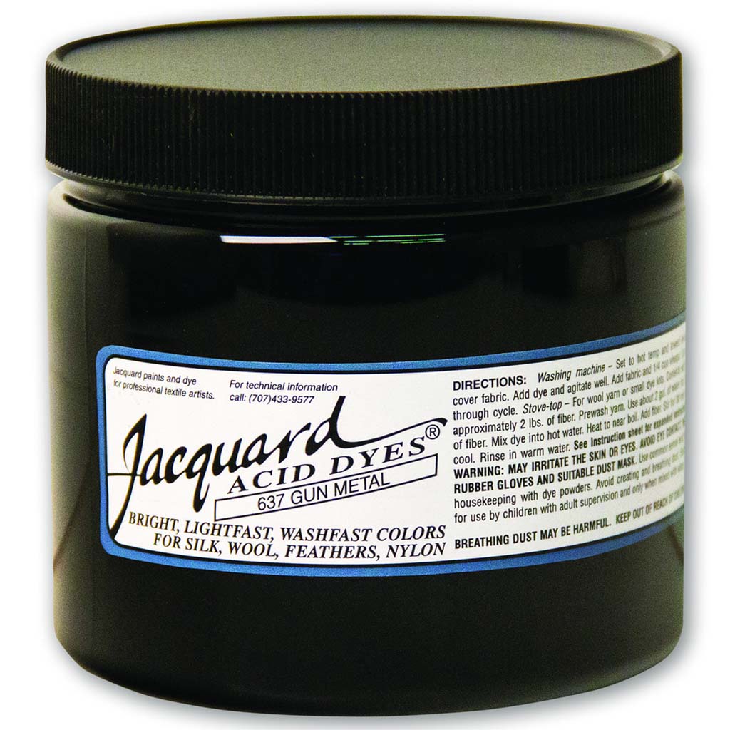 Jacquard Acid Dyes 8oz Gun Metal