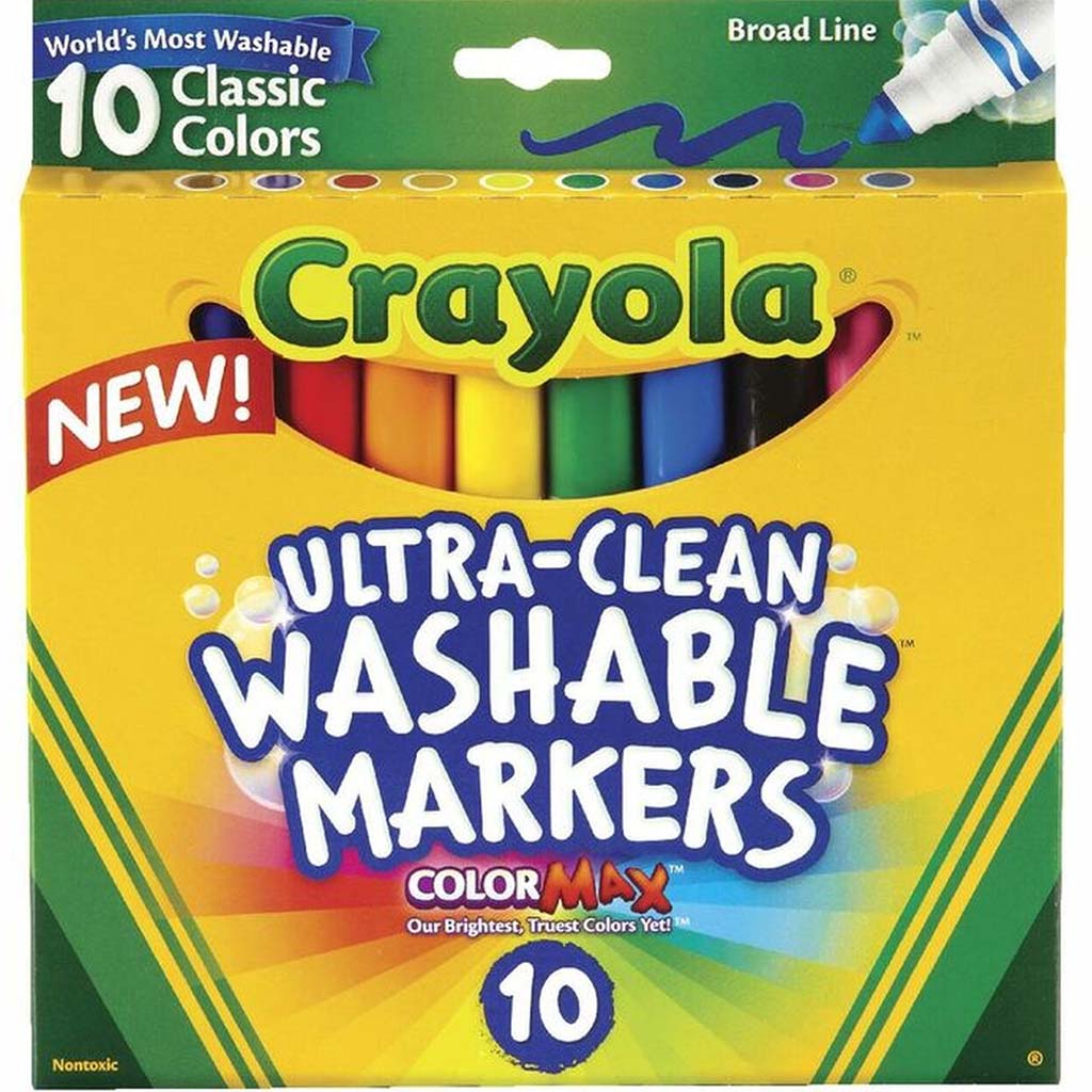 Crayola Washable Markers Set Ultra Clean