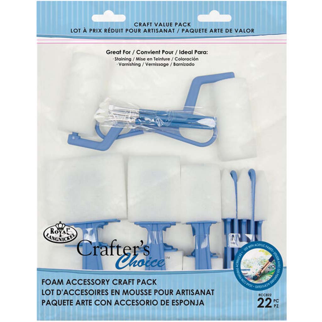 Royal &amp; Langnickel Crafter&#39;s Choice Foam Accessory Pack 22pcs