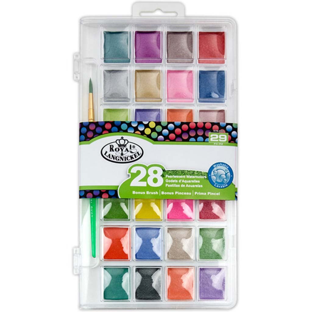 Pearlescent Watercolor Set of 28
