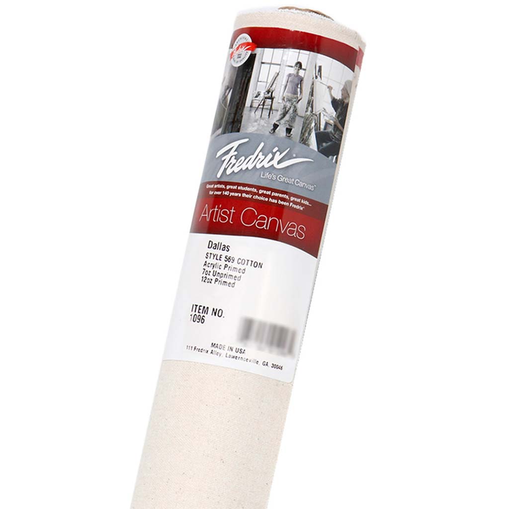 Artist Series 569 Dallas 12oz Primed Cotton Canvas Rolls 64.5in x 30yd