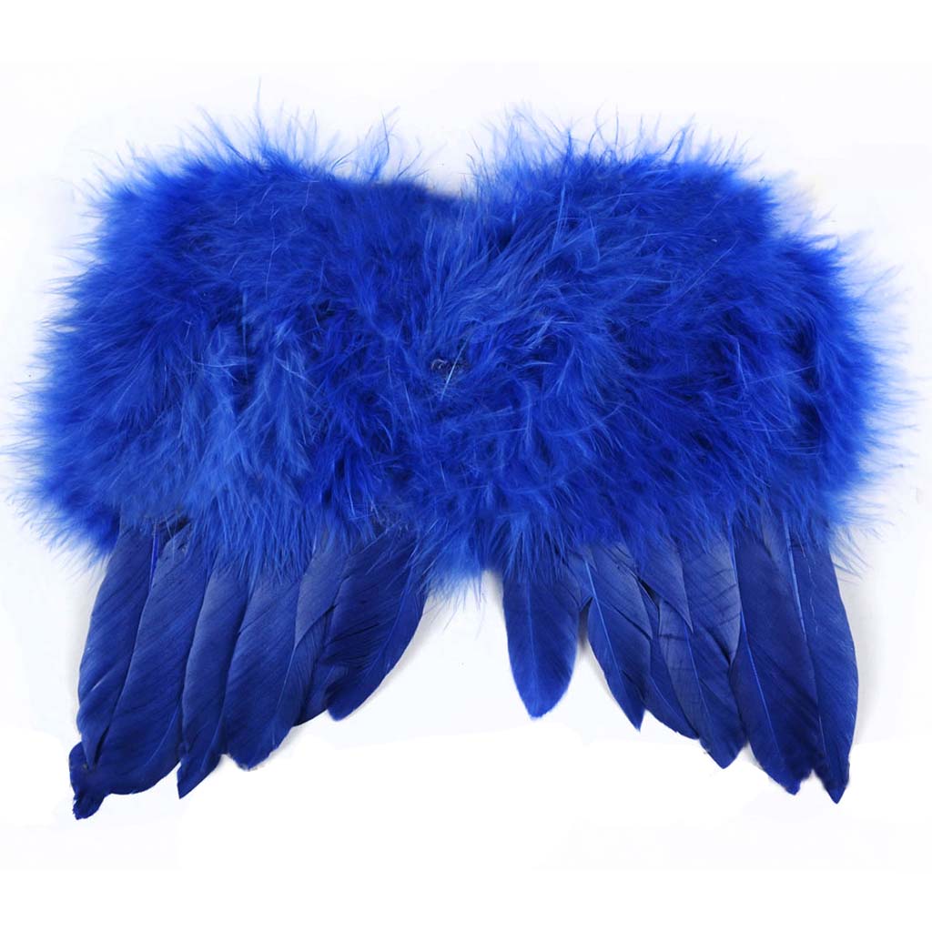 Mini Feather Wings Navy 7in x 6in