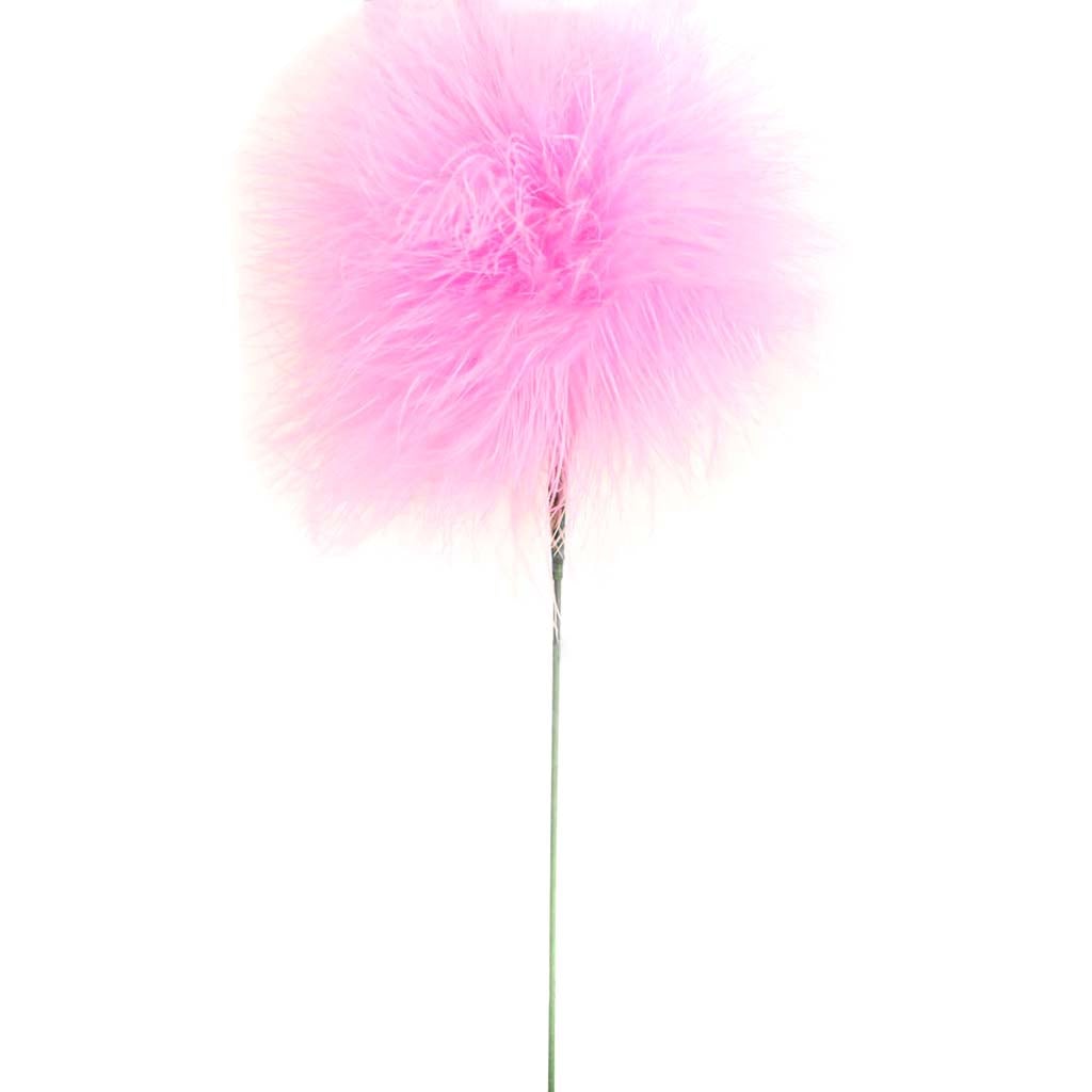 Fluffy Floral Stem Cotton Candy 23in 6gm