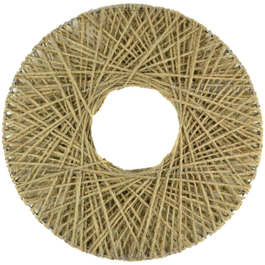 Jute Wreath 15.5in