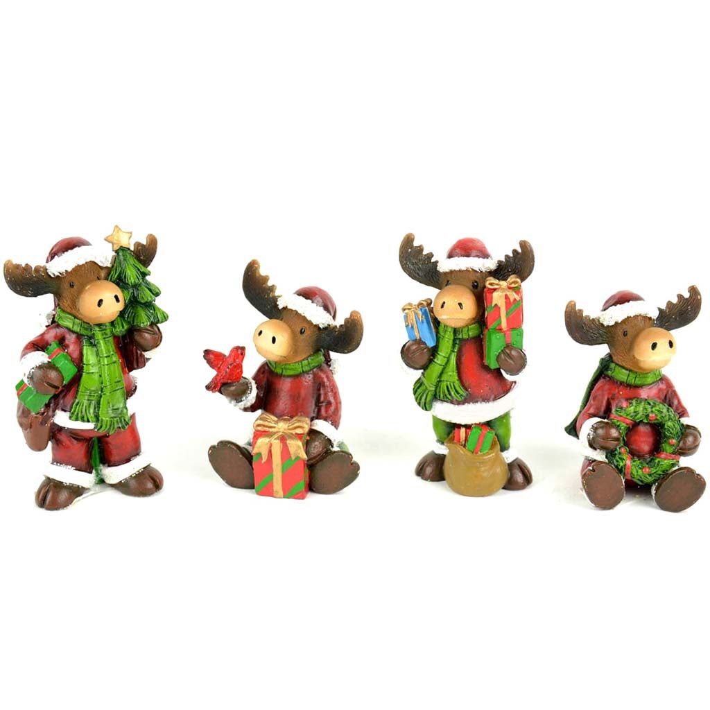 Miniature Garden Christmas Moose 2.5-3in