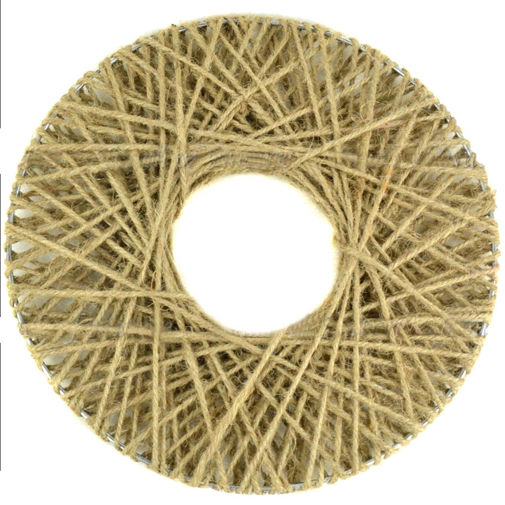 Jute Wreath 11.5in