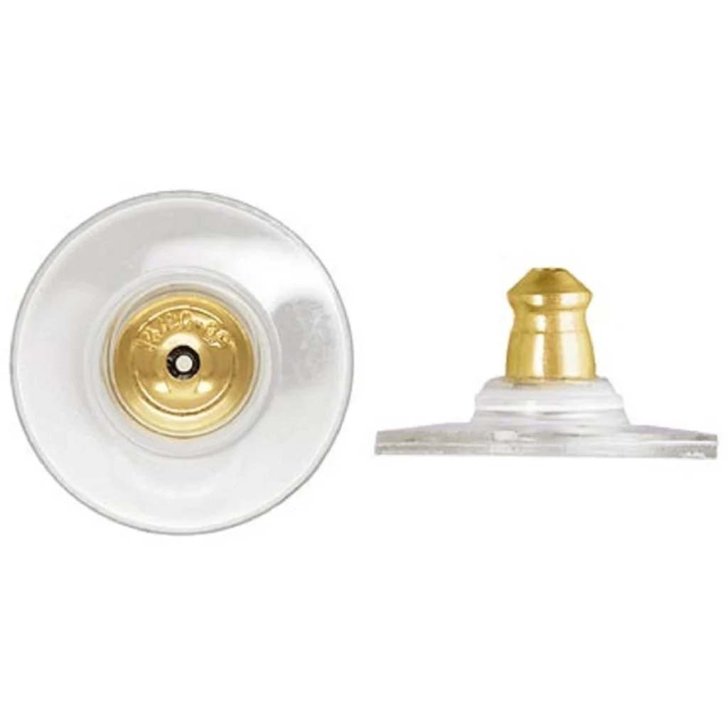 Earring Ring Clutch Silver