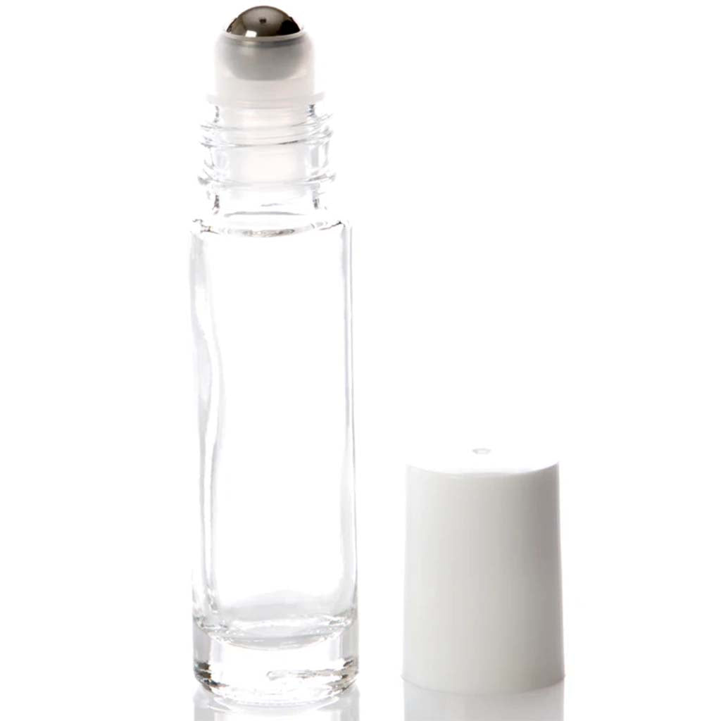 Glass Roller Ball Bottle Clear 10ml