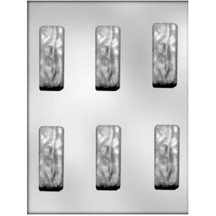 Chocolate Mold Candy Bar 2.875in