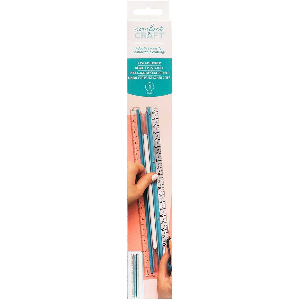 Easy Grip Ruler 12in