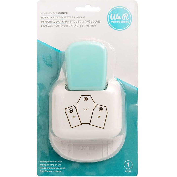 We R Memory Keepers Angled TAG 3 in 1 Punch