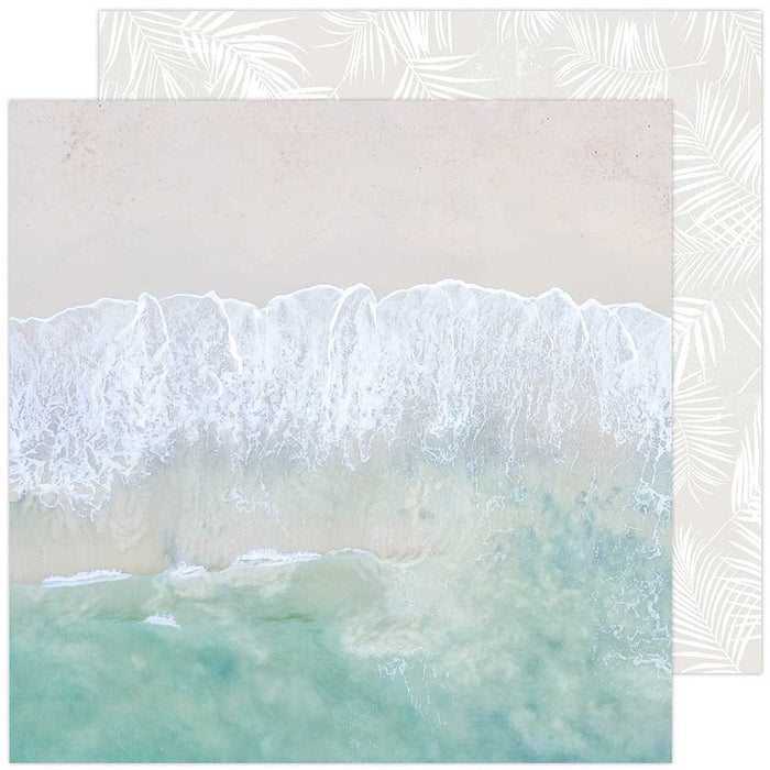 Heidi Swapp Care Free Salty Air Patterned Paper 12in x 12in Cardstock