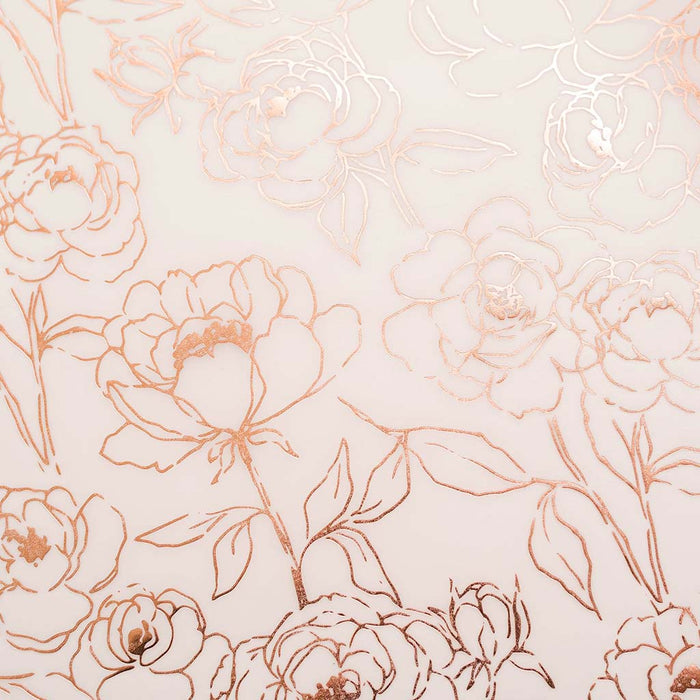 Heidi Swapp Care Free Vellum Paper with Champagne Foil 12in x 12in